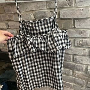 Plaid tank top